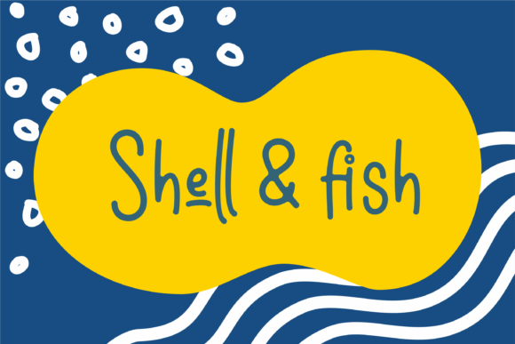 Shell & Fish Font