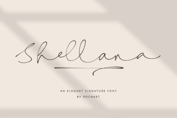Shellana Font Poster 1