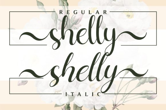 Shelly Font Poster 2