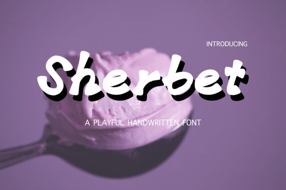 Sherbet Font Poster 1