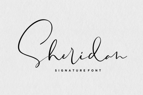 Sheridan Font Poster 1