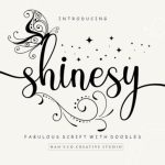 Shinesy Font Poster 1