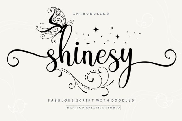 Shinesy Font Poster 1