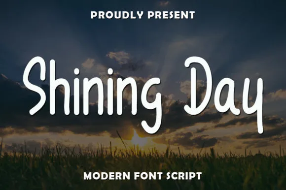 Shining Day Font Shining Day Font Poster 1