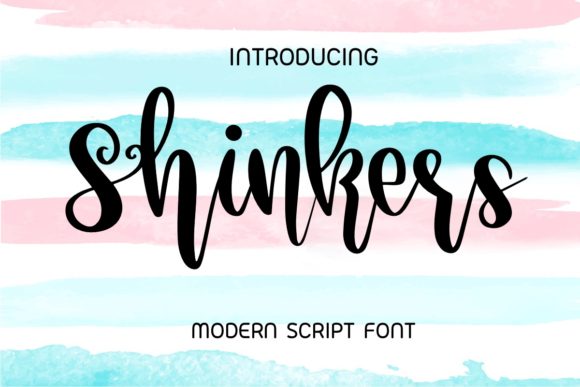 Shinkers Font Poster 1