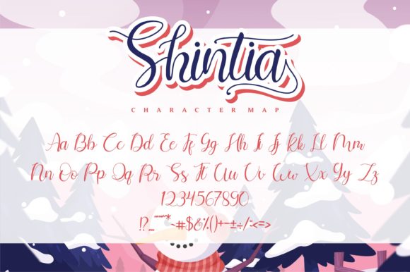 Shintia Font Poster 13