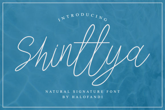 Shinttya Font Poster 1