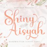 Shiny Aisyah Font Poster 1