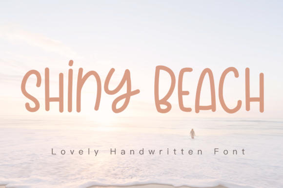 Shiny Beach Font Shiny Beach Font Poster 1