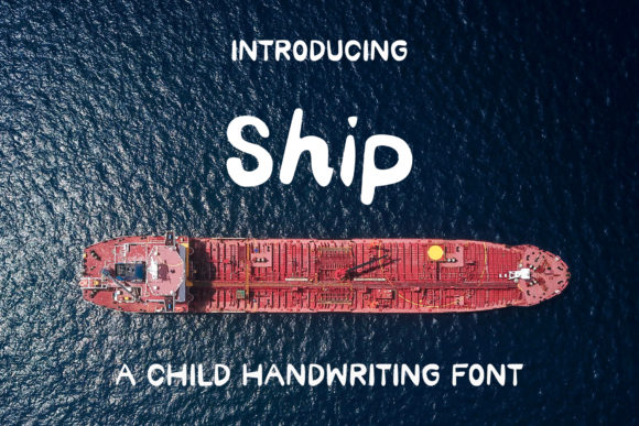 Ship Font Poster 1