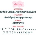 Shirley Font Poster 3