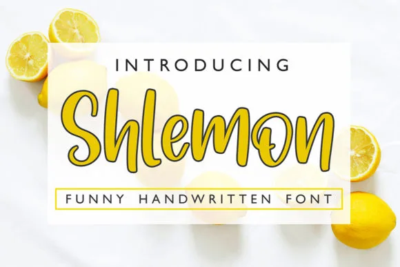 Shlemon Font Shlemon Font Poster 1