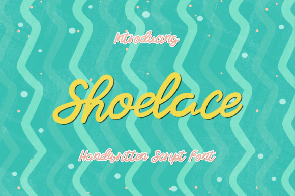 Shoelace Font Poster 1