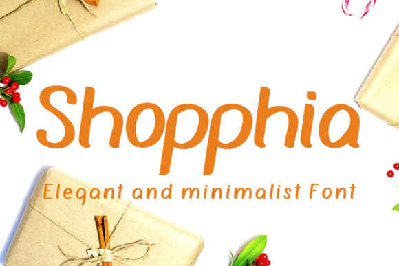Shopphia Font Poster 1