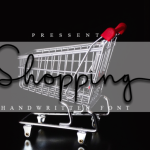 Shopping Font Poster 1