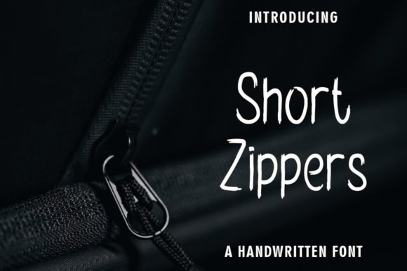 Short Zippers Font