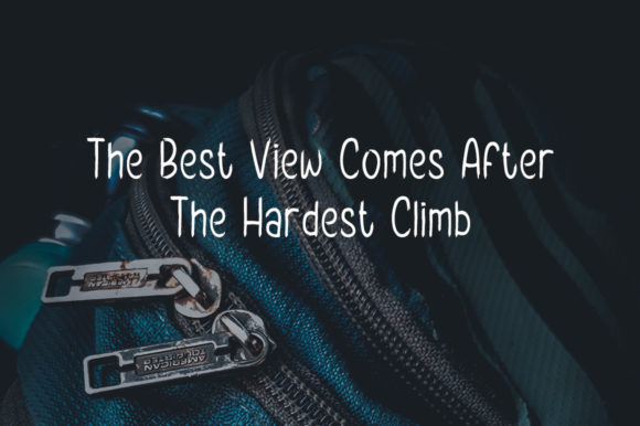 Short Zippers Font Poster 2