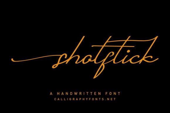 Shotflick Font Poster 2