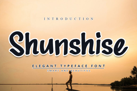 Shunshise Font Poster 1