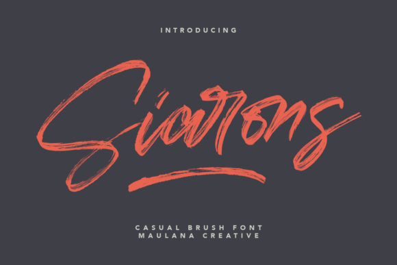 Siarons Font Poster 1