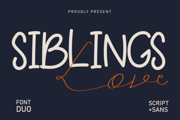 Siblings Love Font