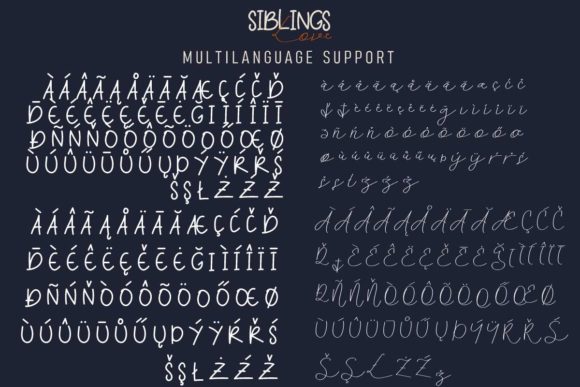 Siblings Love Font Poster 11