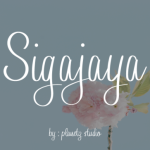 Sigajaya Font Poster 1