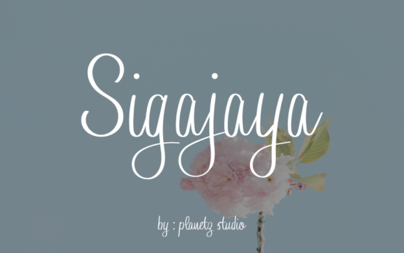 Sigajaya Font Sigajaya Font Poster 1