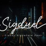 Sigduel Font Poster 1