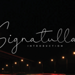 Signatulla Font Poster 1