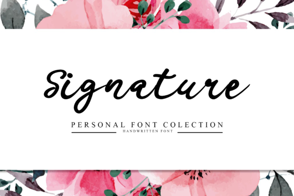 Signature Font