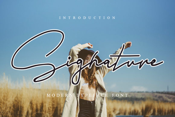 Signature Font