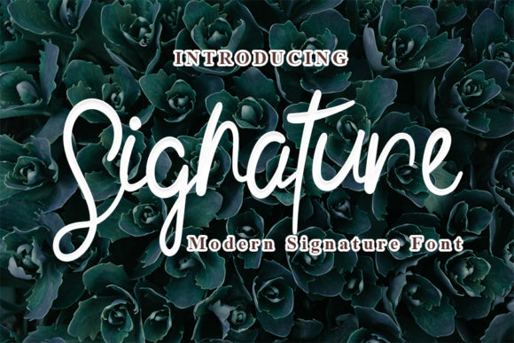 Signature Font