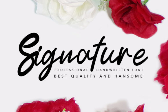 Signature Font