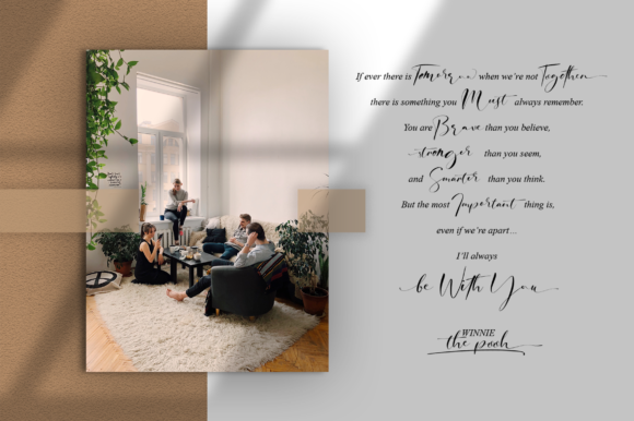 Signature Photopedia Font Poster 5