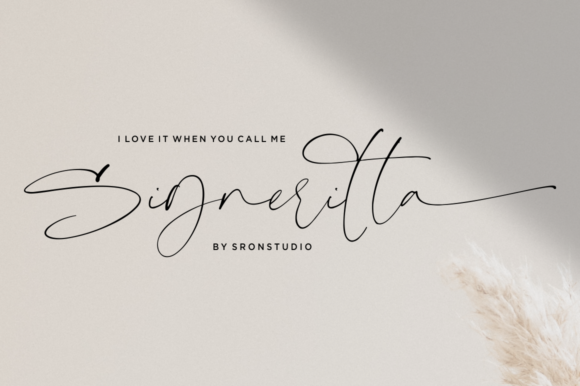 Signeritta Font