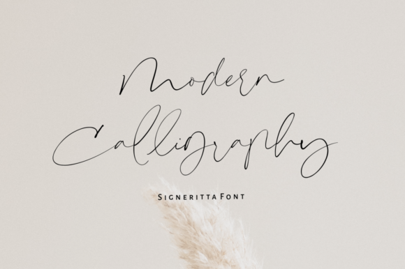 Signeritta Font Poster 2