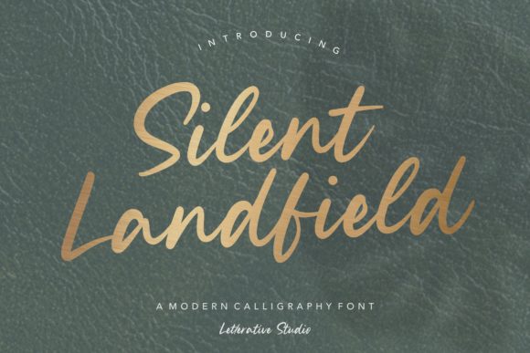 Silent Landfield Font Poster 1