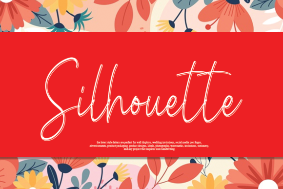 Silhouette Font