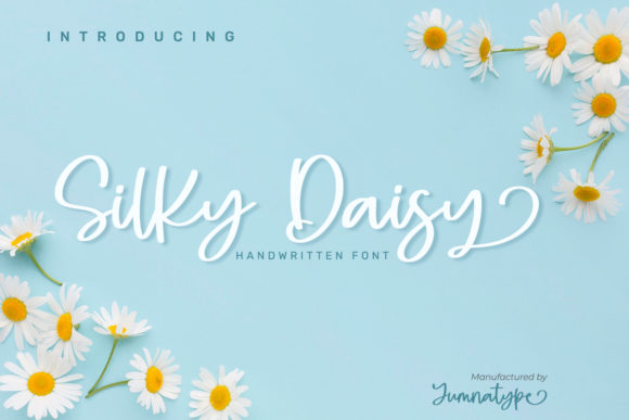 Silky Daisy Font Poster 1