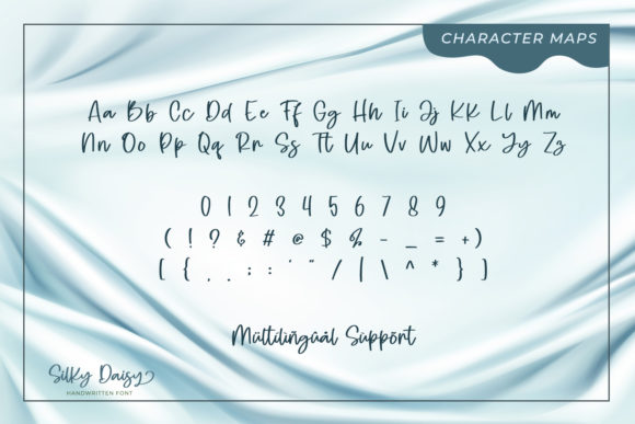 Silky Daisy Font Poster 6