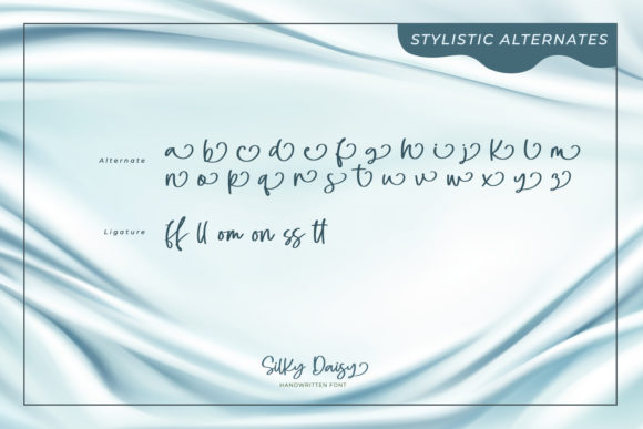 Silky Daisy Font Poster 7
