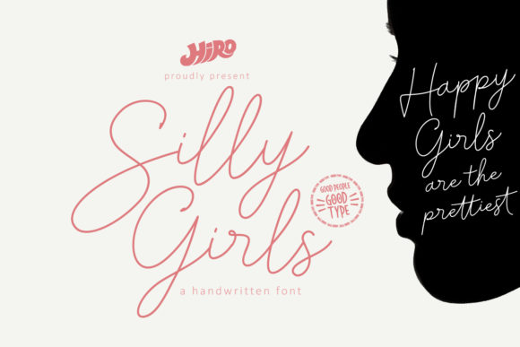 Silly Girls Font Poster 1