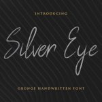 Silver Eye Font Poster 1