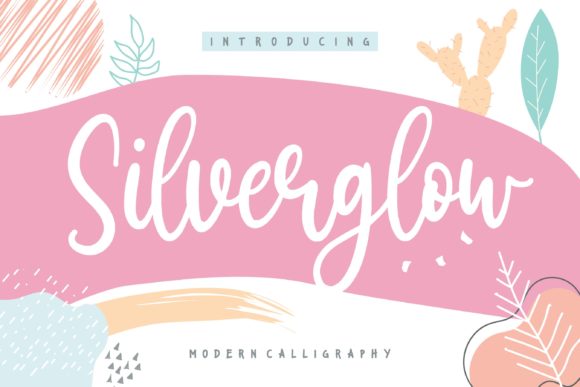 Silverglow Font Poster 1