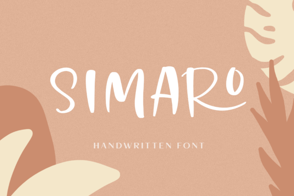 Simaro Font Poster 1