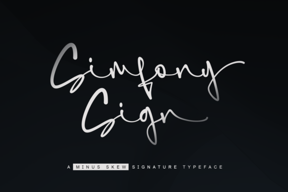 Simfony Sign Font