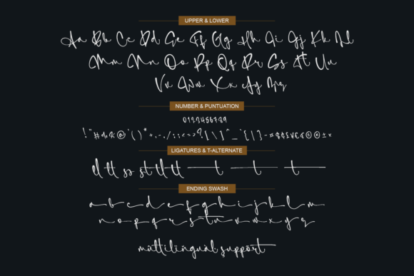 Simfony Sign Font Poster 7