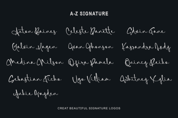 Simfony Sign Font Poster 8