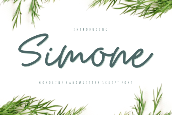 Simone Font Simone Font Poster 1